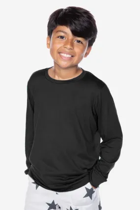 Simply Soft Long Sleeve Tee - Black