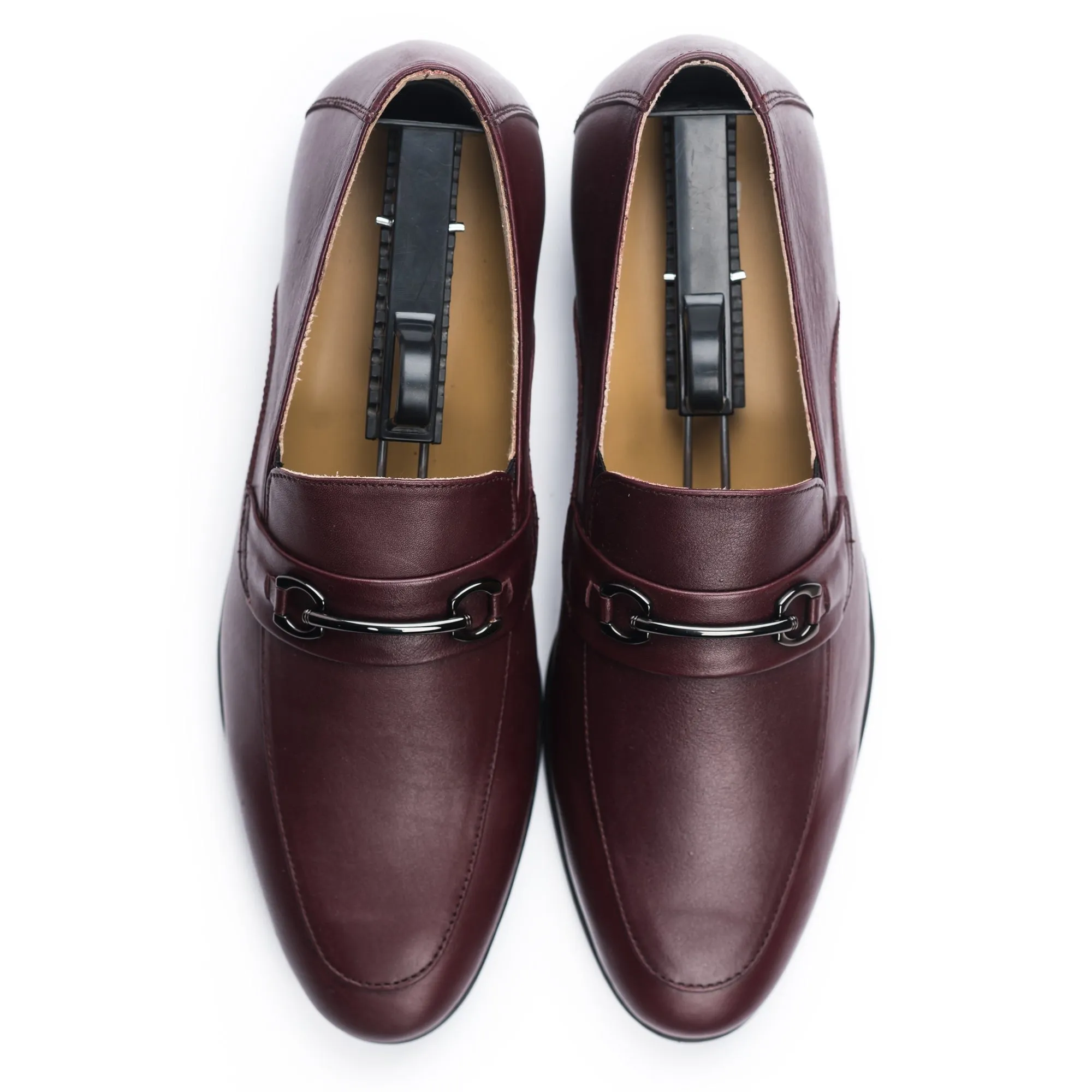 Smart & Sleek Loafers-Maroon