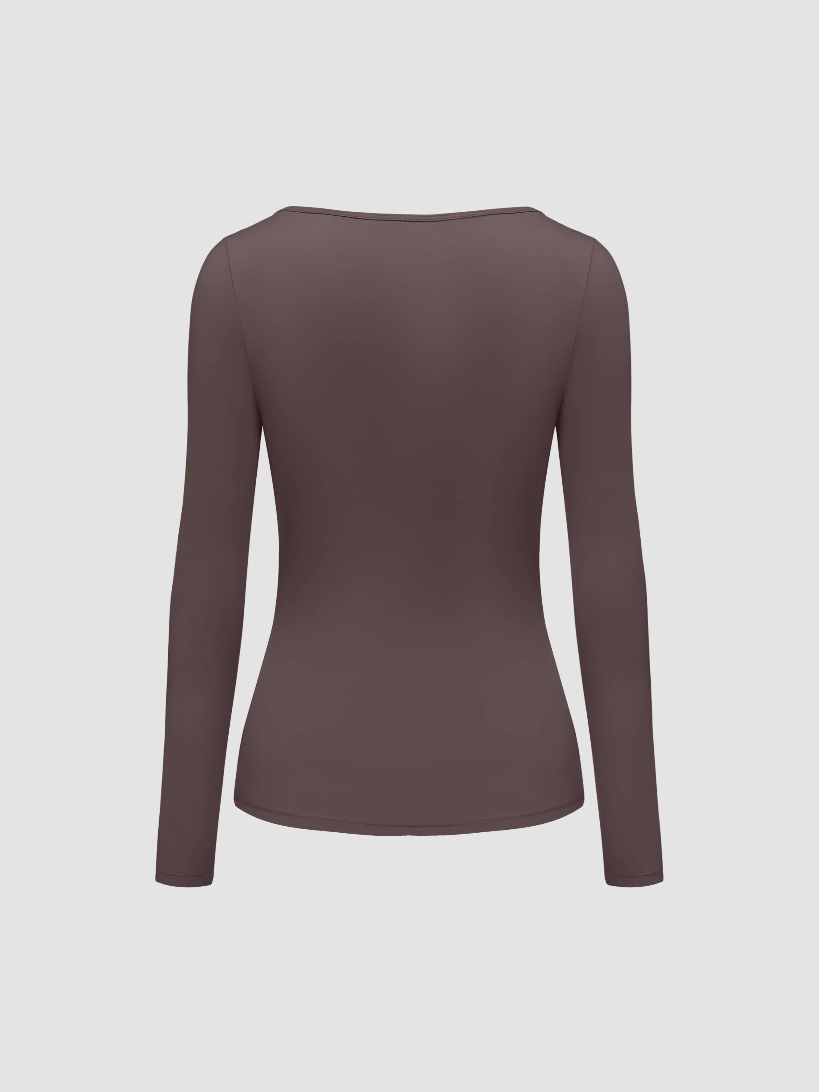 Soft Smoothing Scoop Long Sleeve T-Shirt