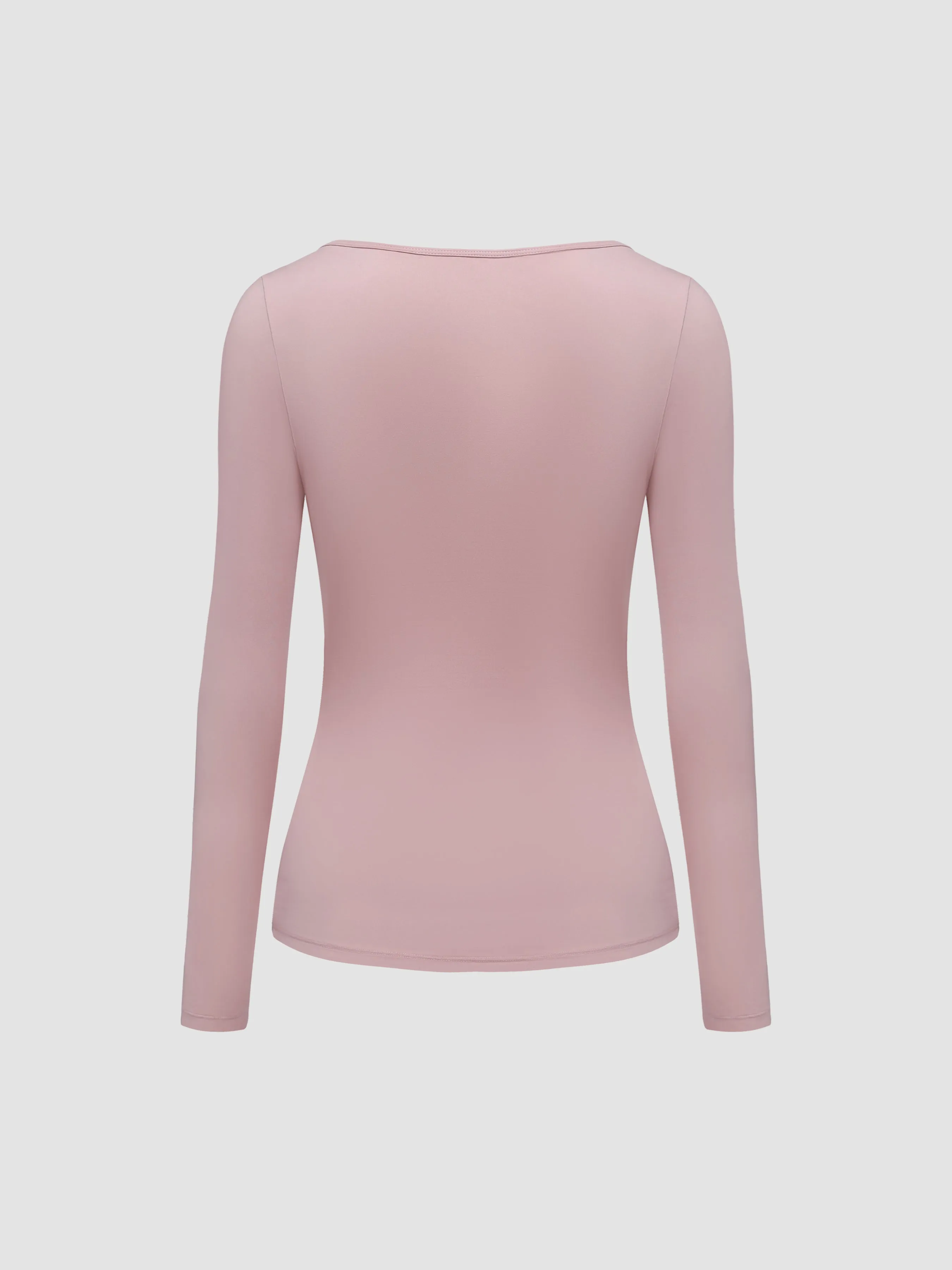 Soft Smoothing Scoop Long Sleeve T-Shirt