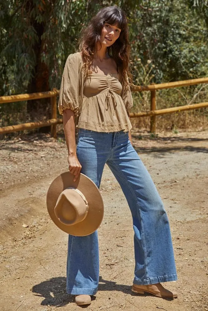 Sun-Kissed Sweetheart Top