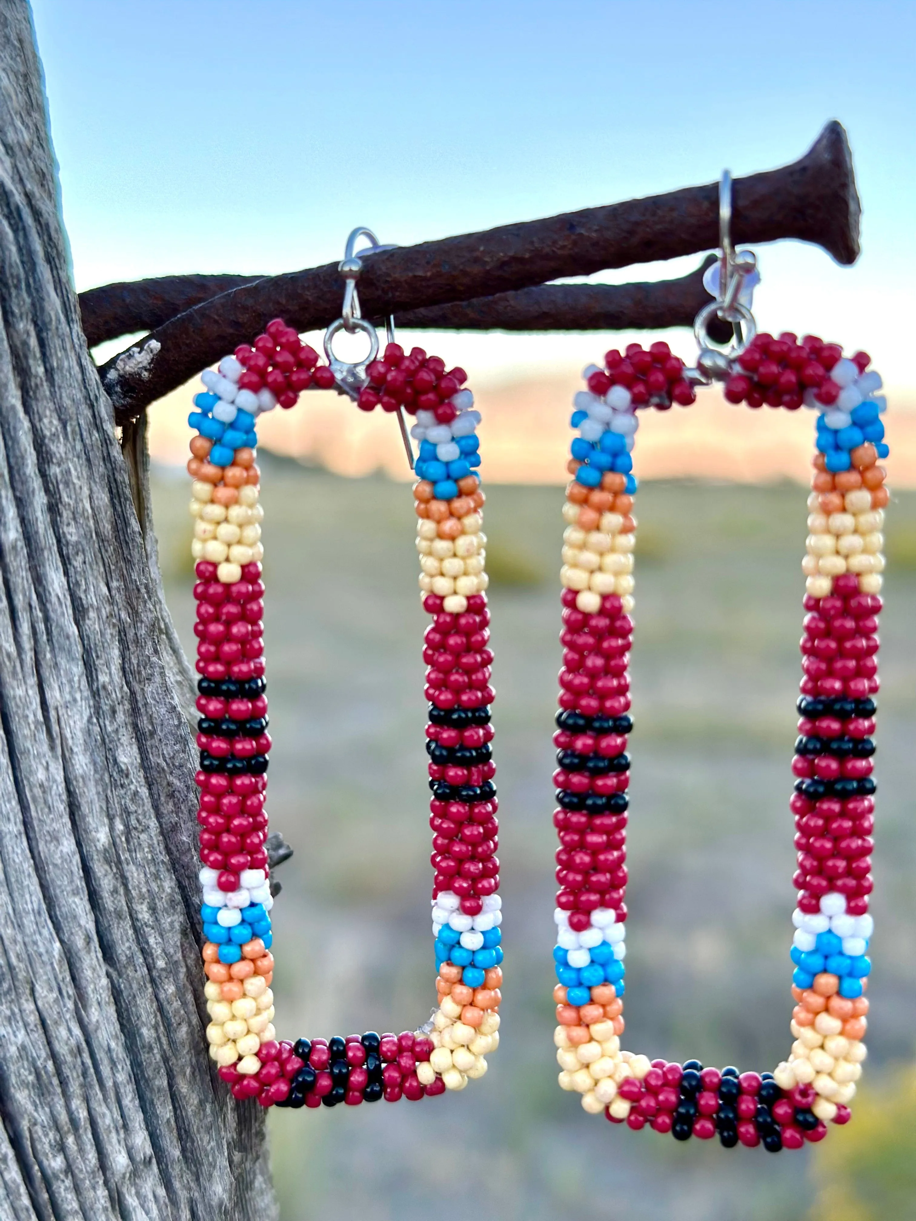 The Beaded Box Earrings