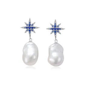 Top Grade Baroque Pearl Earrings WE00675 | CELESTE