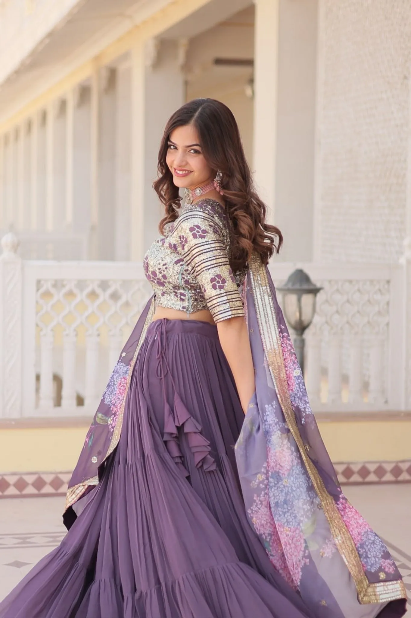 Traditional Flaired Lehenga Choli For Women