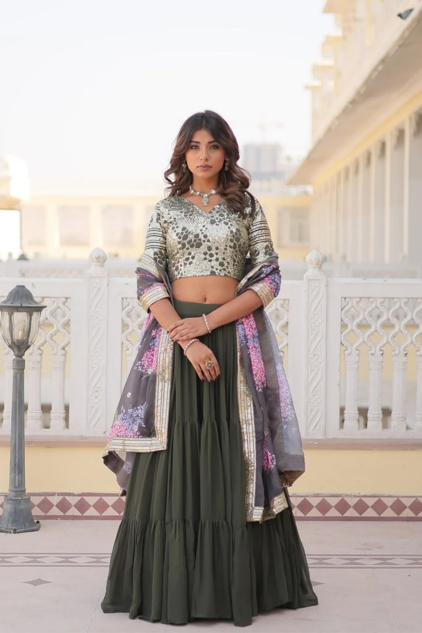 Traditional Flaired Lehenga Choli For Women