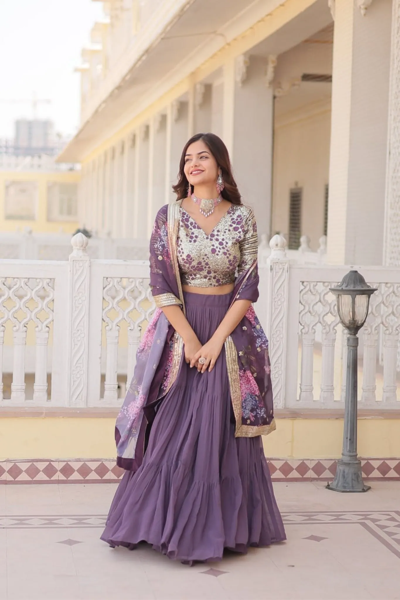 Traditional Flaired Lehenga Choli For Women