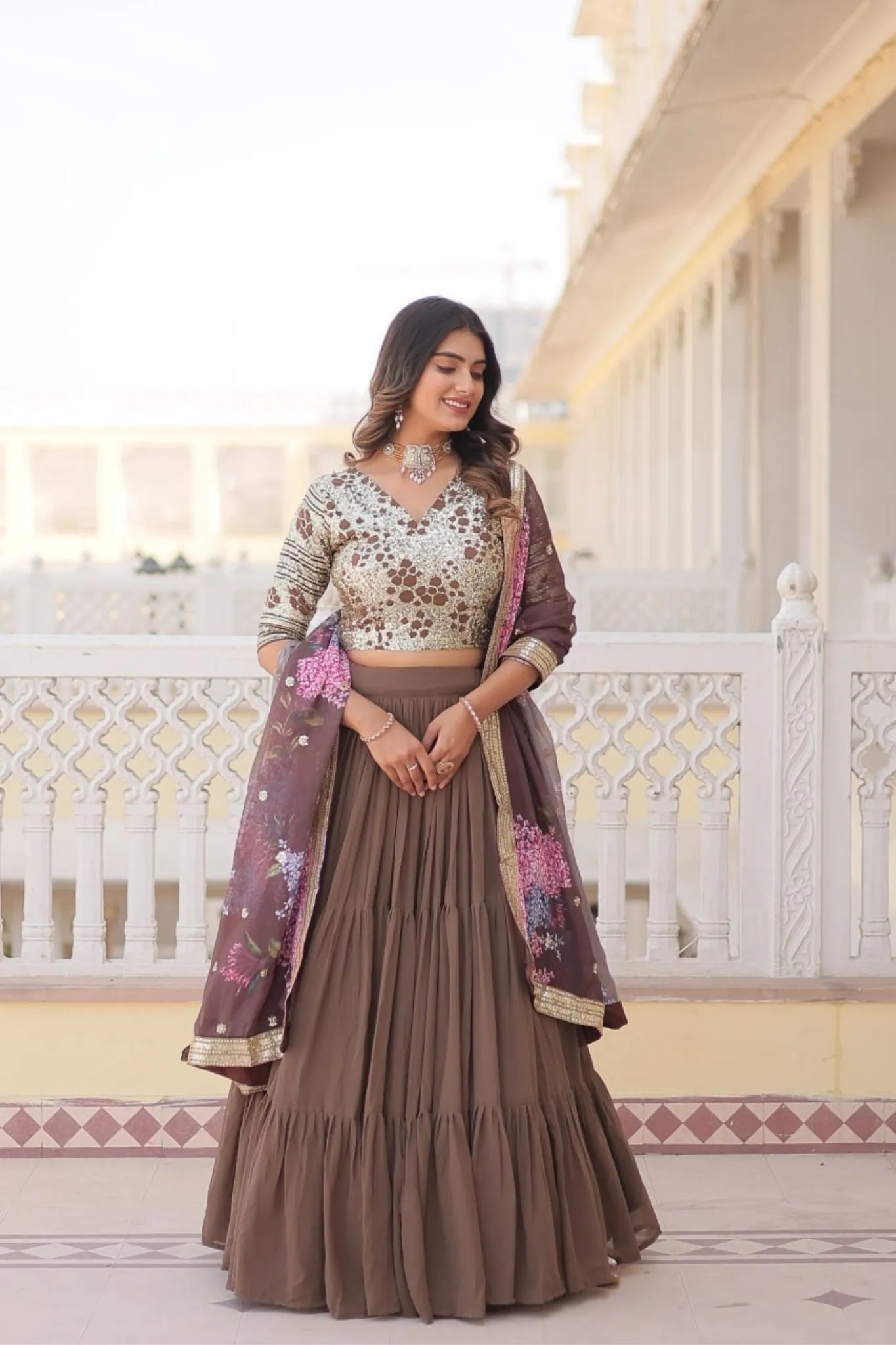 Traditional Flaired Lehenga Choli For Women