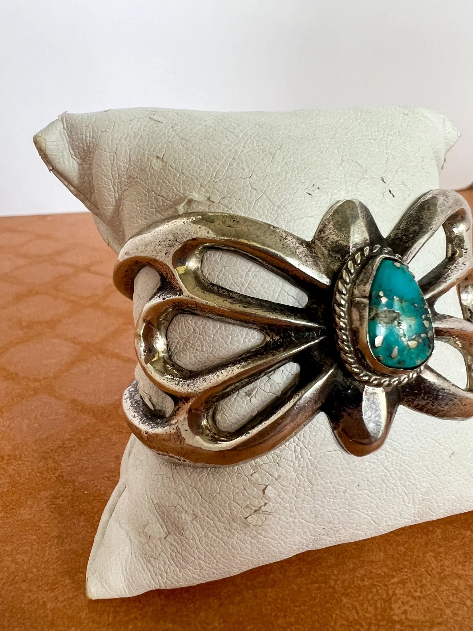 Vintage Bell Turquoise Cuff