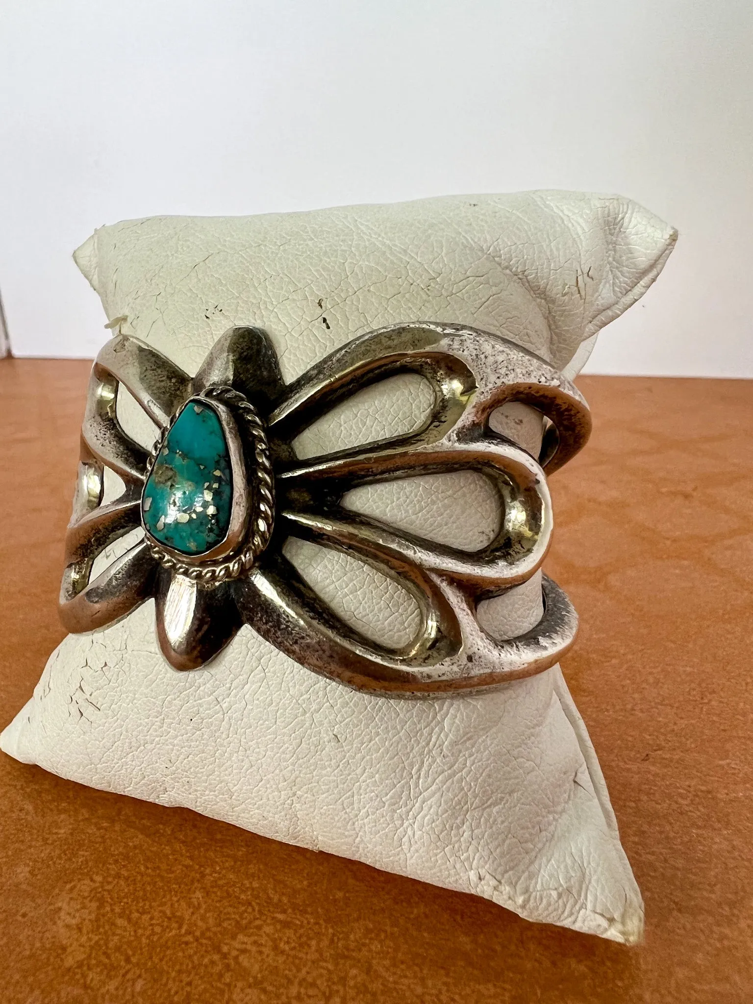 Vintage Bell Turquoise Cuff