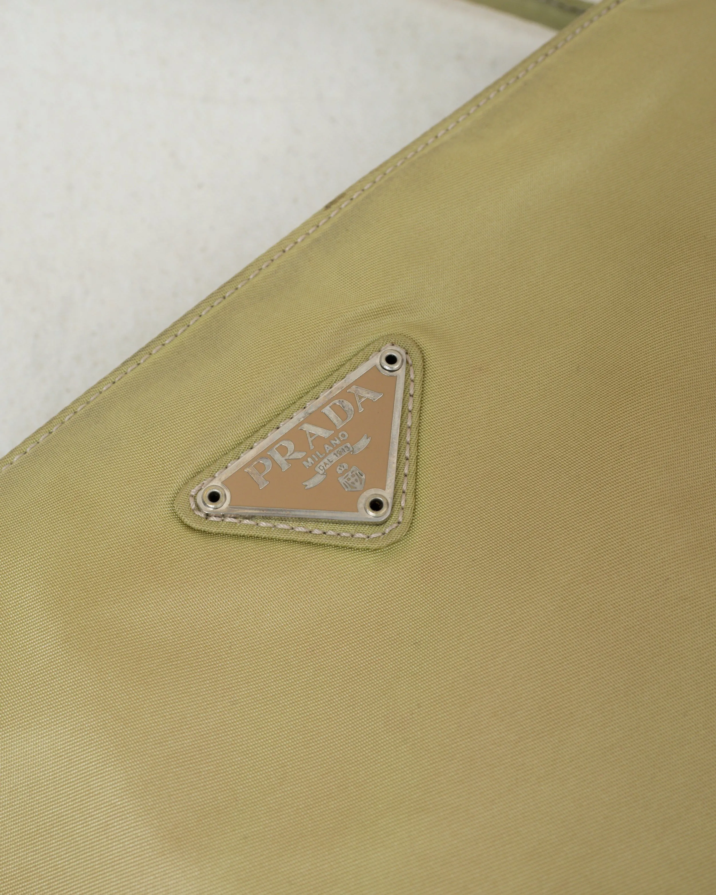 Vintage PRADA Pistachio Tessuto Bag