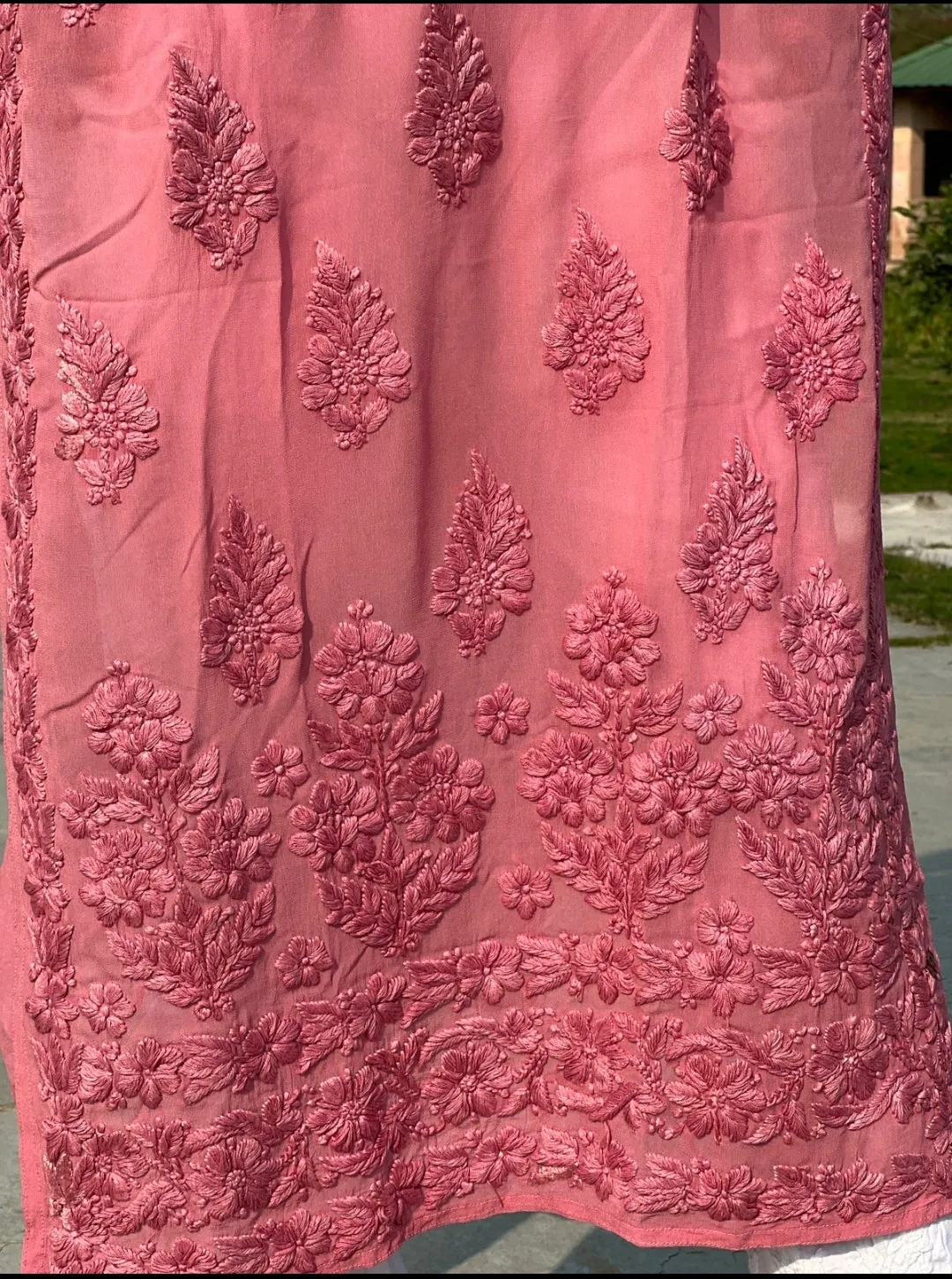 Vranda Pure Viscose 3D Chikankari Kurti