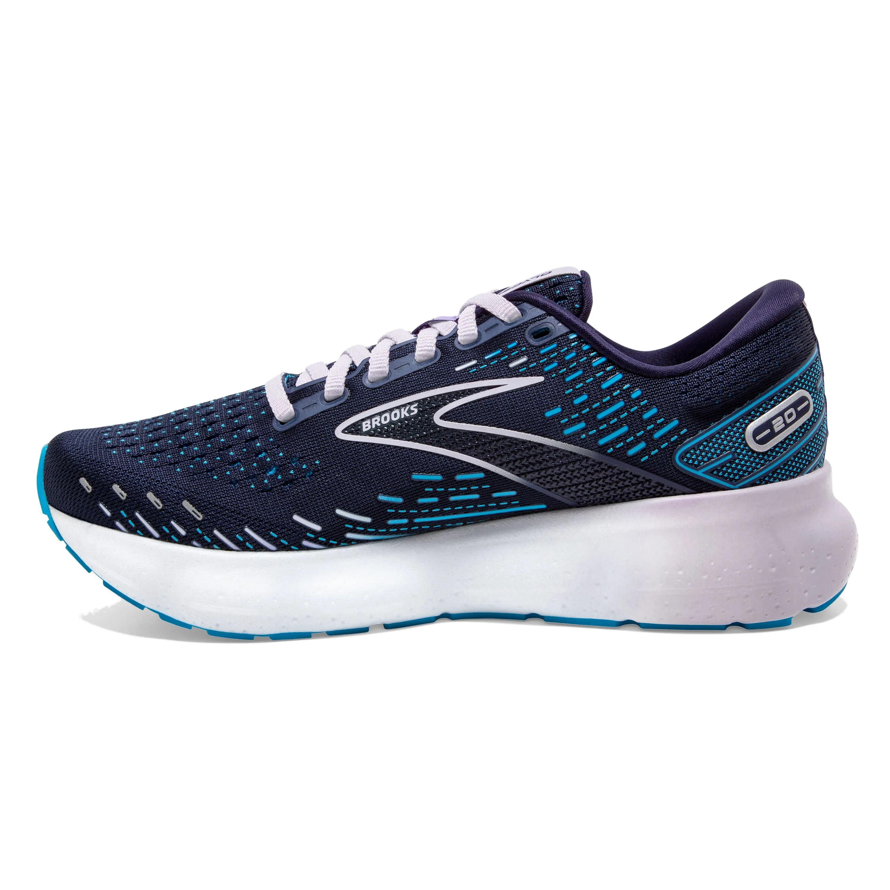 W Brooks Glycerin 20 Peacoat/Ocean/Pastel Lilac