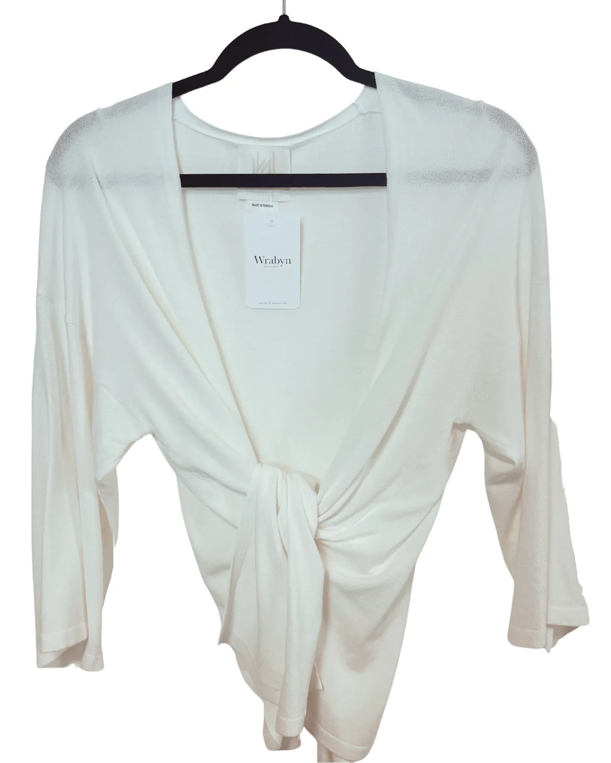 Wrap Cardigan (White)